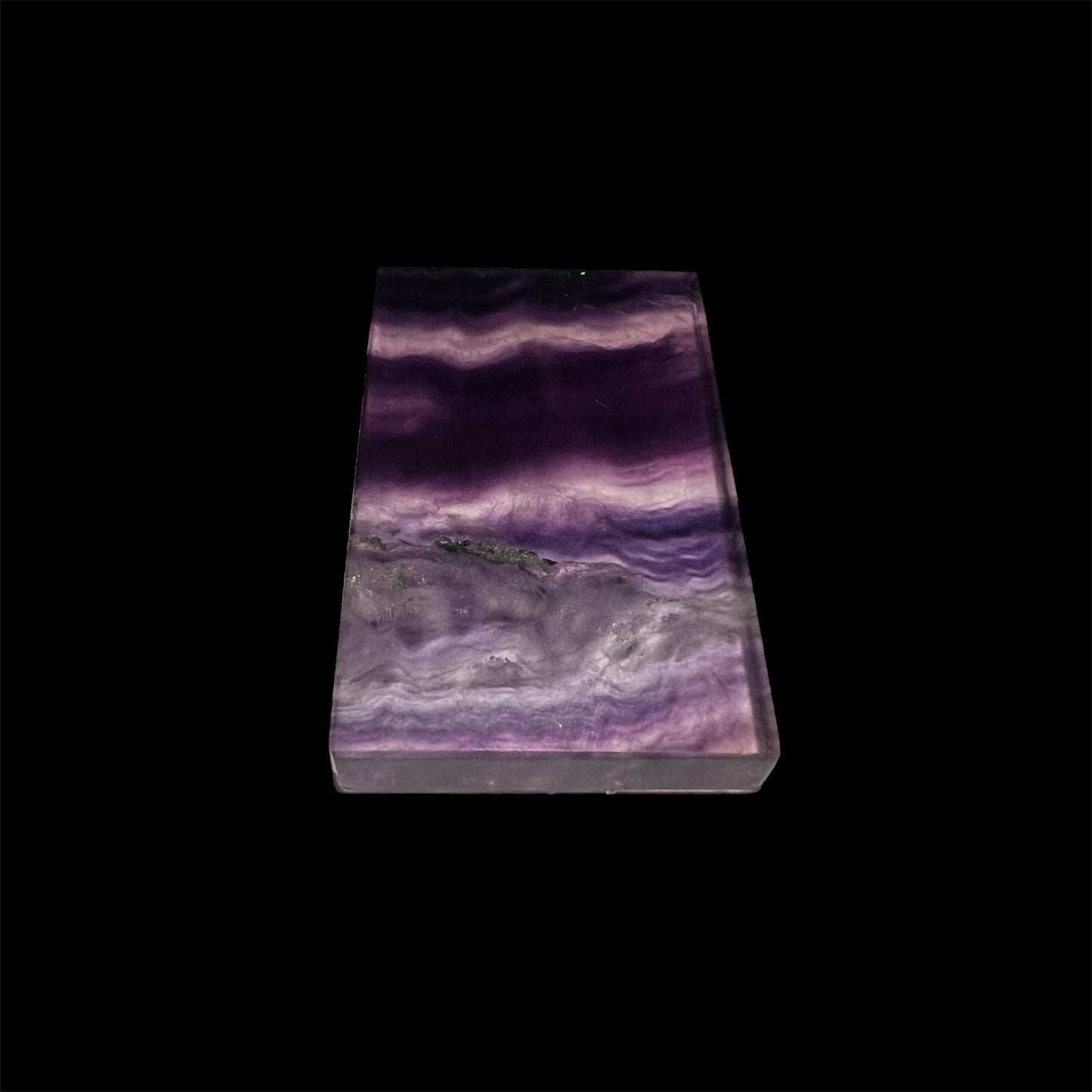 Fluorite polished tablet
