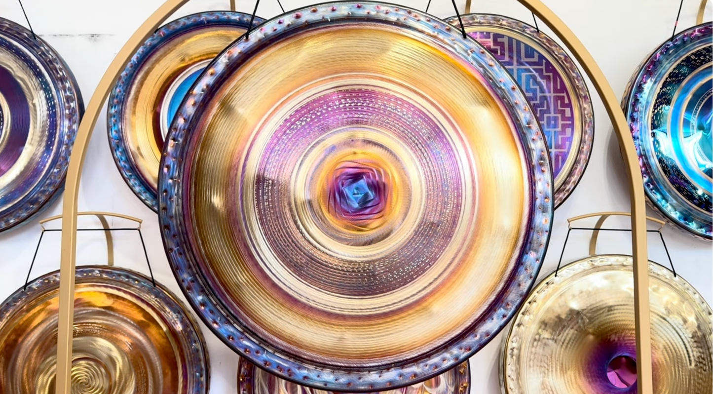 38" / 95cm Deep Gong - Grotta Sonora - A# 59.8 Hz