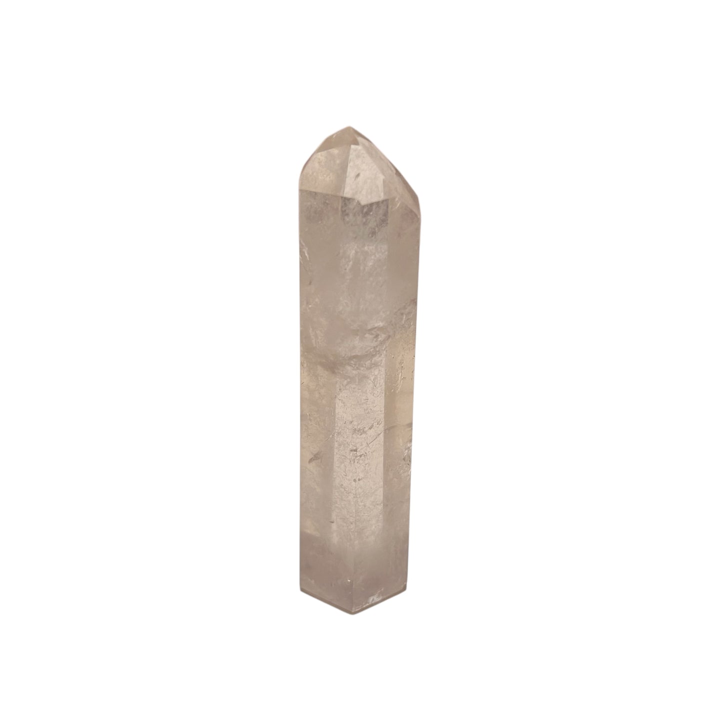Clear Quartz - polished tower
