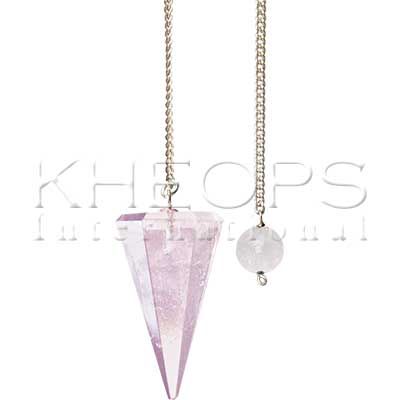 Pendulum - Hexagonal - Rose Quartz