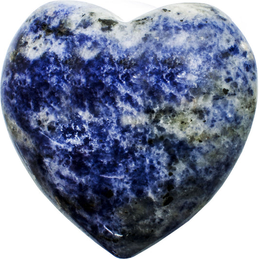 Sodalite puffed heart