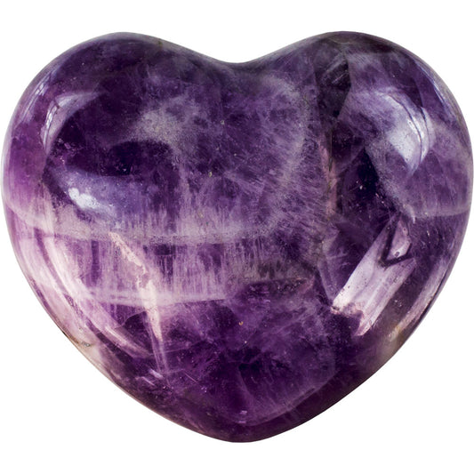 chevron amethyst heart