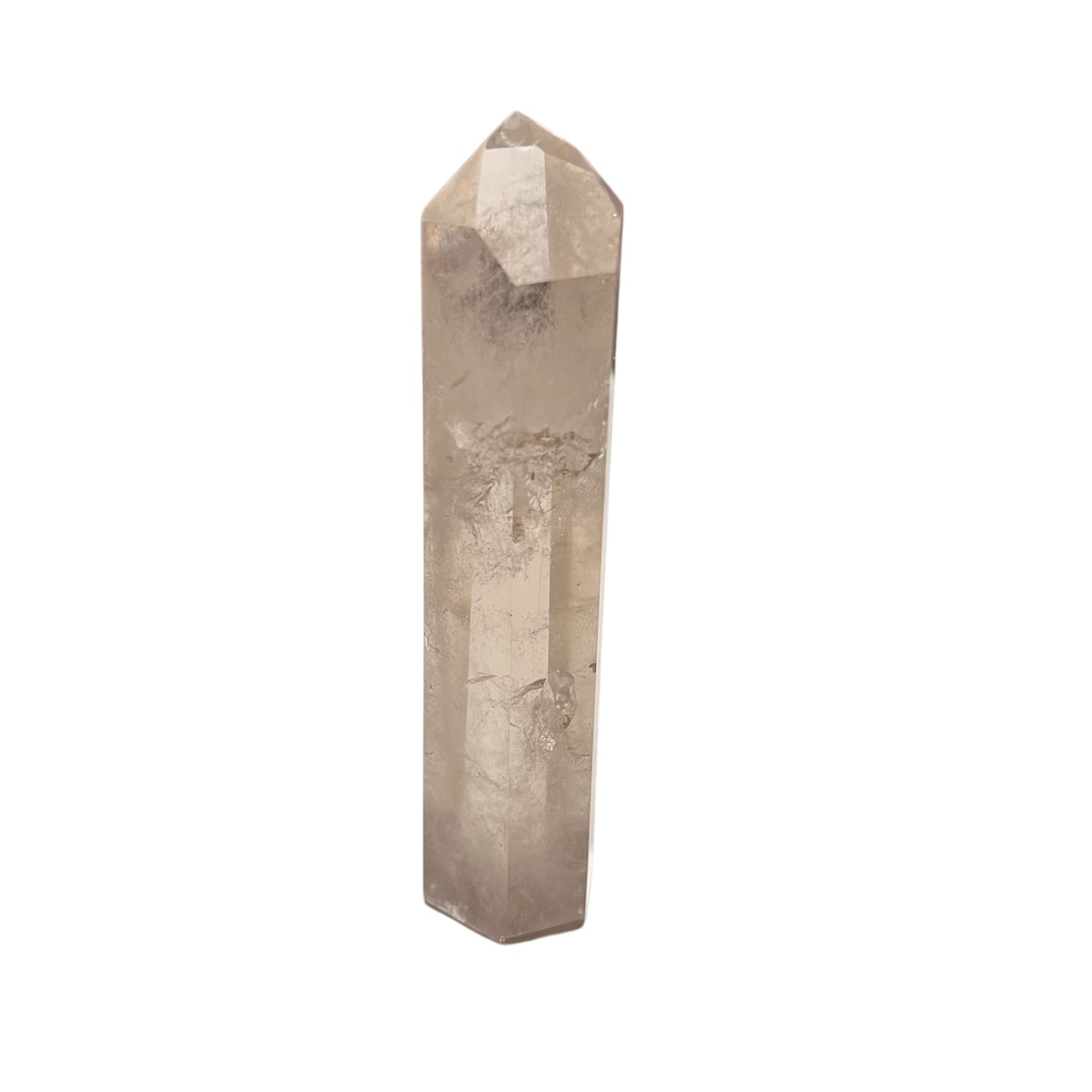 Clear Quartz - polished tower