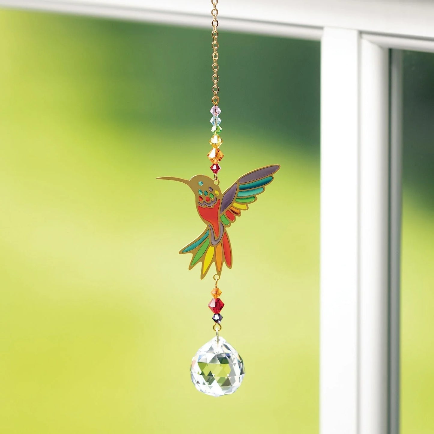 Crystal Dreams - Hummingbird dreamcatcher