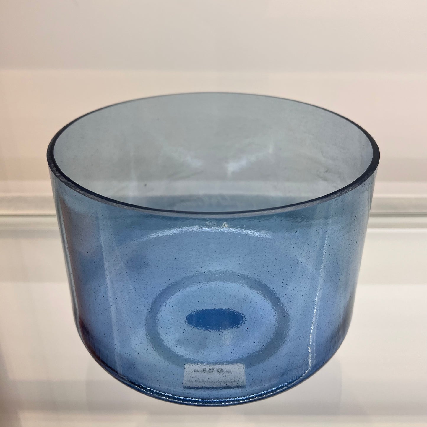 8" F# -45 Indigo Alchemy Crystal Bowl