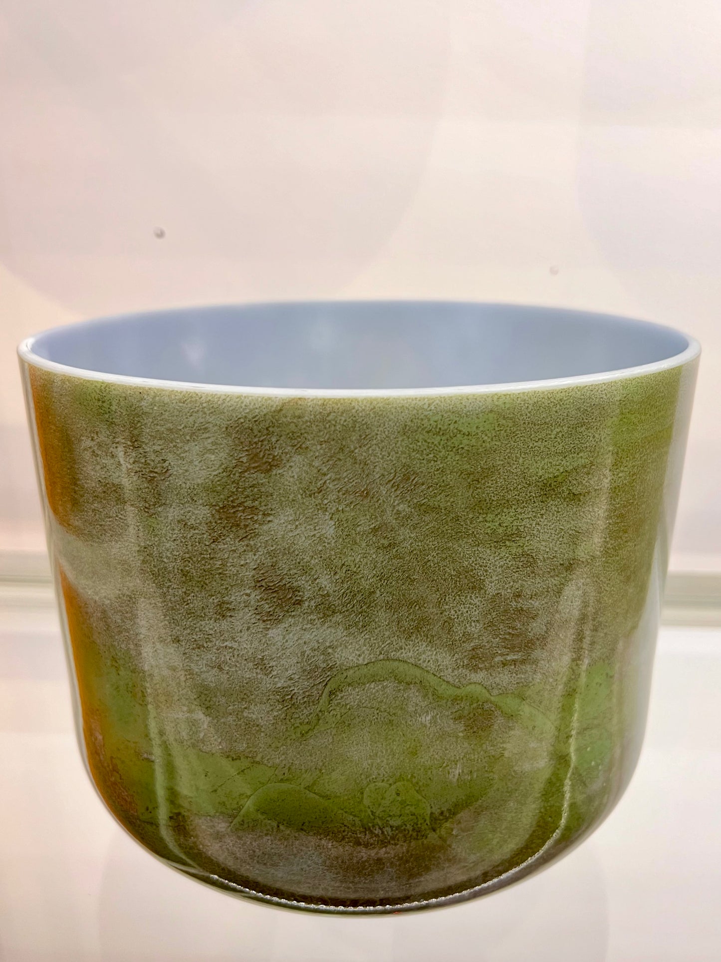 8" D# -40 Mt. Shasta Serpentine Alchemy Crystal Bowl