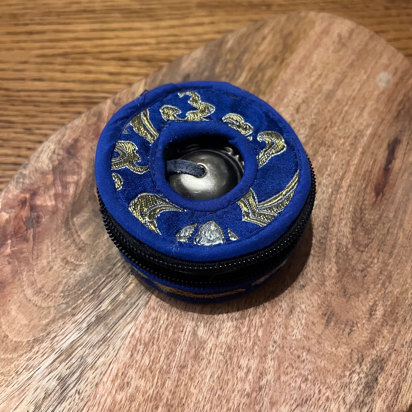 Tibetan Tingshas in authentic carry case