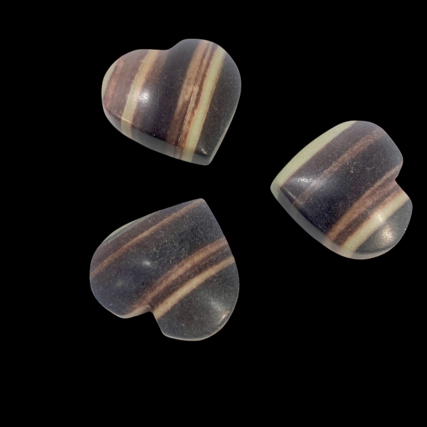 Purple Robe Jade - Polished Heart