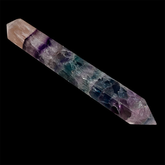 Fluorite double terminated point - polished
