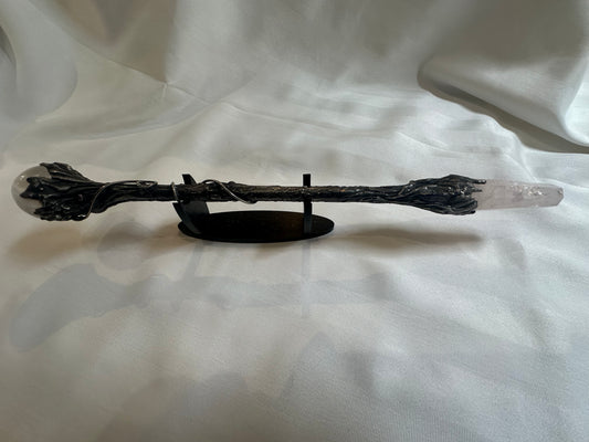 Garden of Love Wand - Amethyst, Rose Quartz and Selenite #4