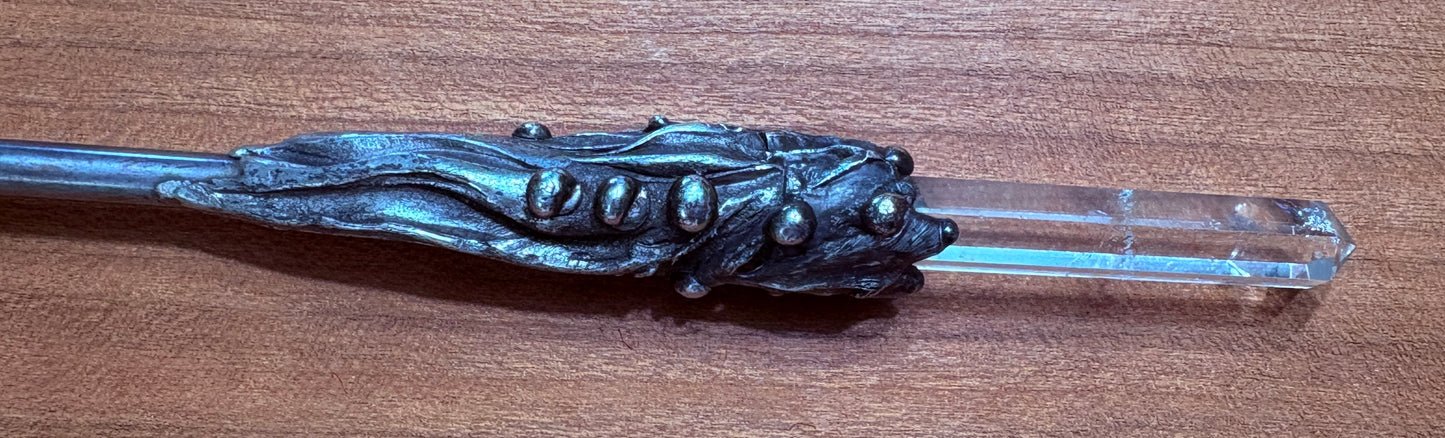 Faery Magic Wand - Clear Quartz / Sodalite: Available