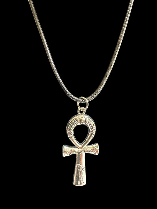 Ankh Necklace - Silver