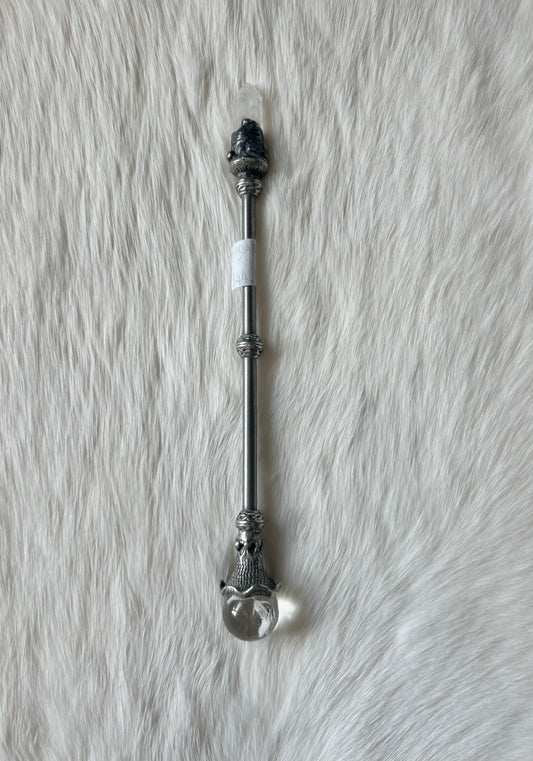 Faery Magic Wand - Clear Quartz / Clear Quartz  #38