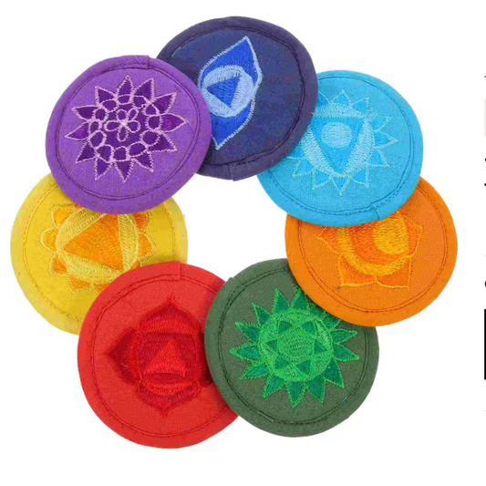 7 Pcs Bowl Bottom Mat Buddha Sound Cushion Supplies Tibetan Singing Pillow