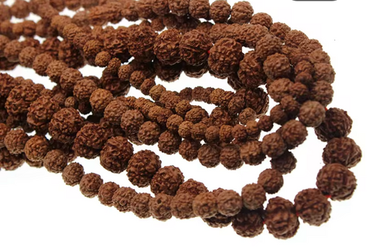 Natural Mala Rudraksha Beads 108 beads