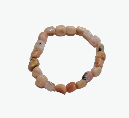 Bracelet - Pink Opal irregular shaped