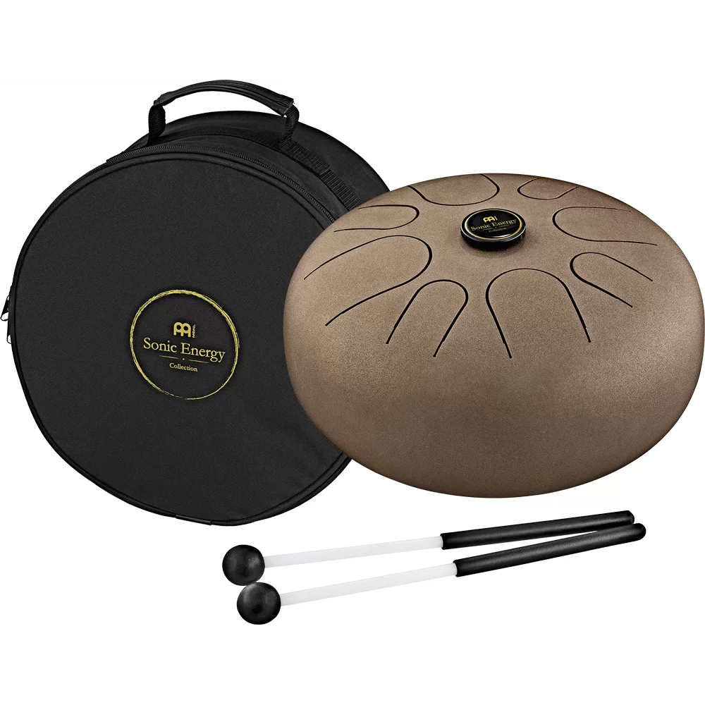 Steel Tongue Drums 12" Tongue Drum, A Akebono, Vintage Brown - STD2VB