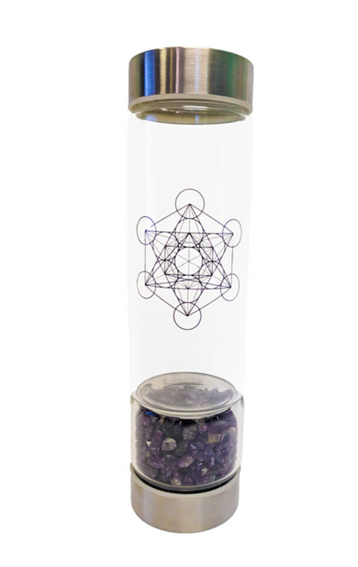 Zenature Water Infused Bottle - Amethyst