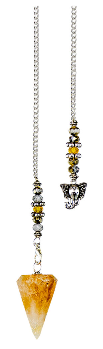 Pendulum - Hexagonal - Citrtine - Ganesha