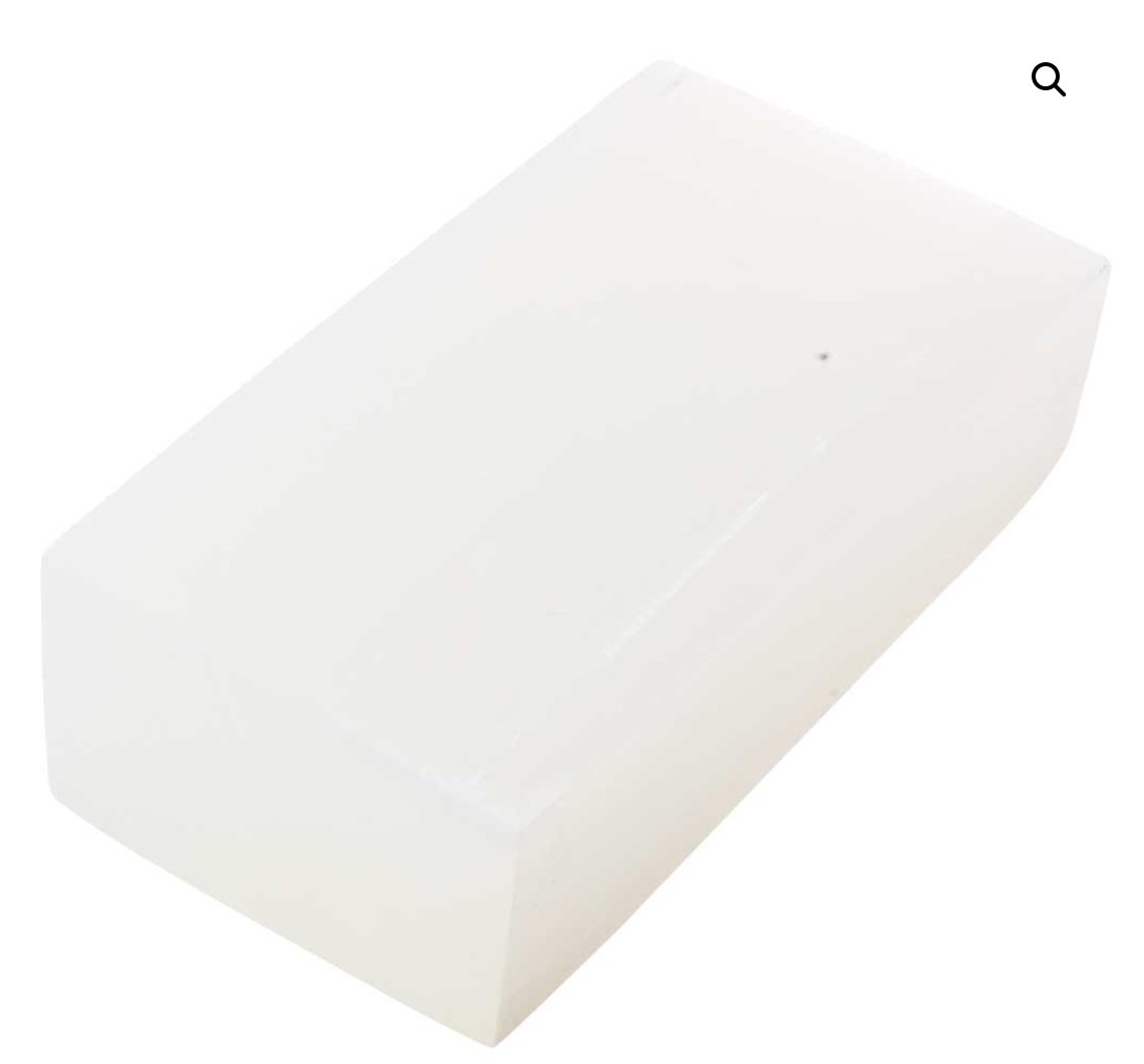 Selenite - Charger Plate - Small Rectangle 4″