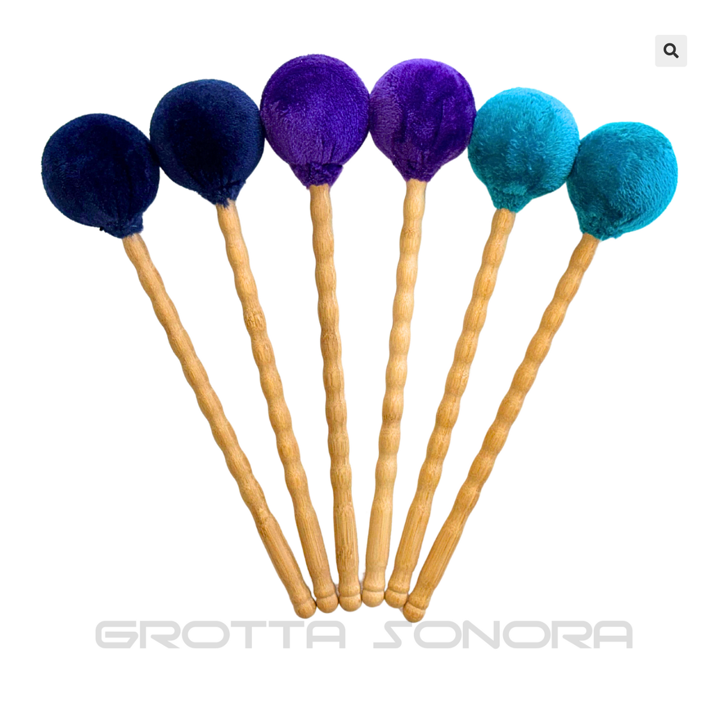 Bamboo Roller Mallet - pair