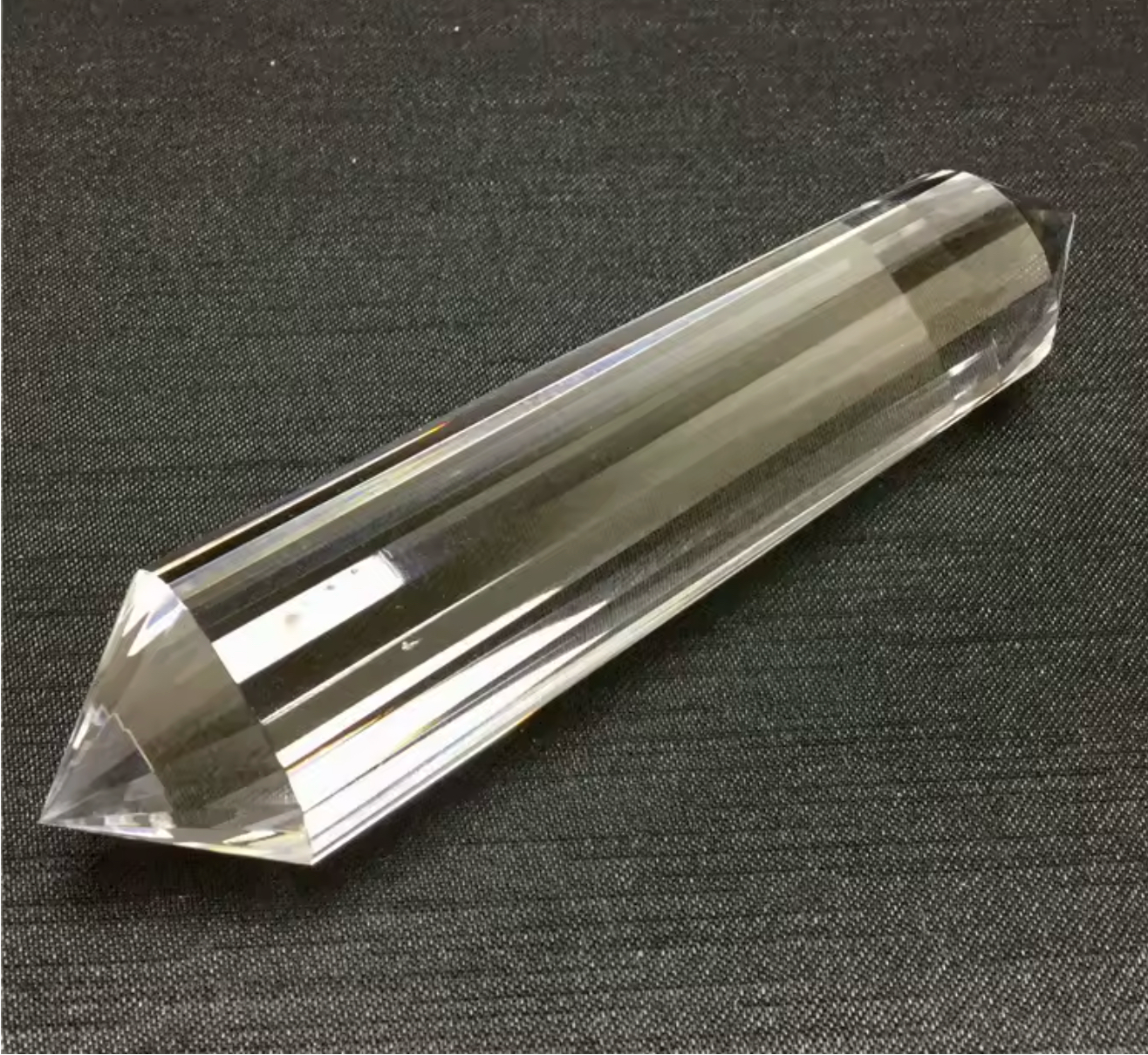 24 sides Clear Quartz Vogel Crystal