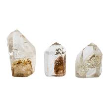 Clear Quartz Point with Phantom