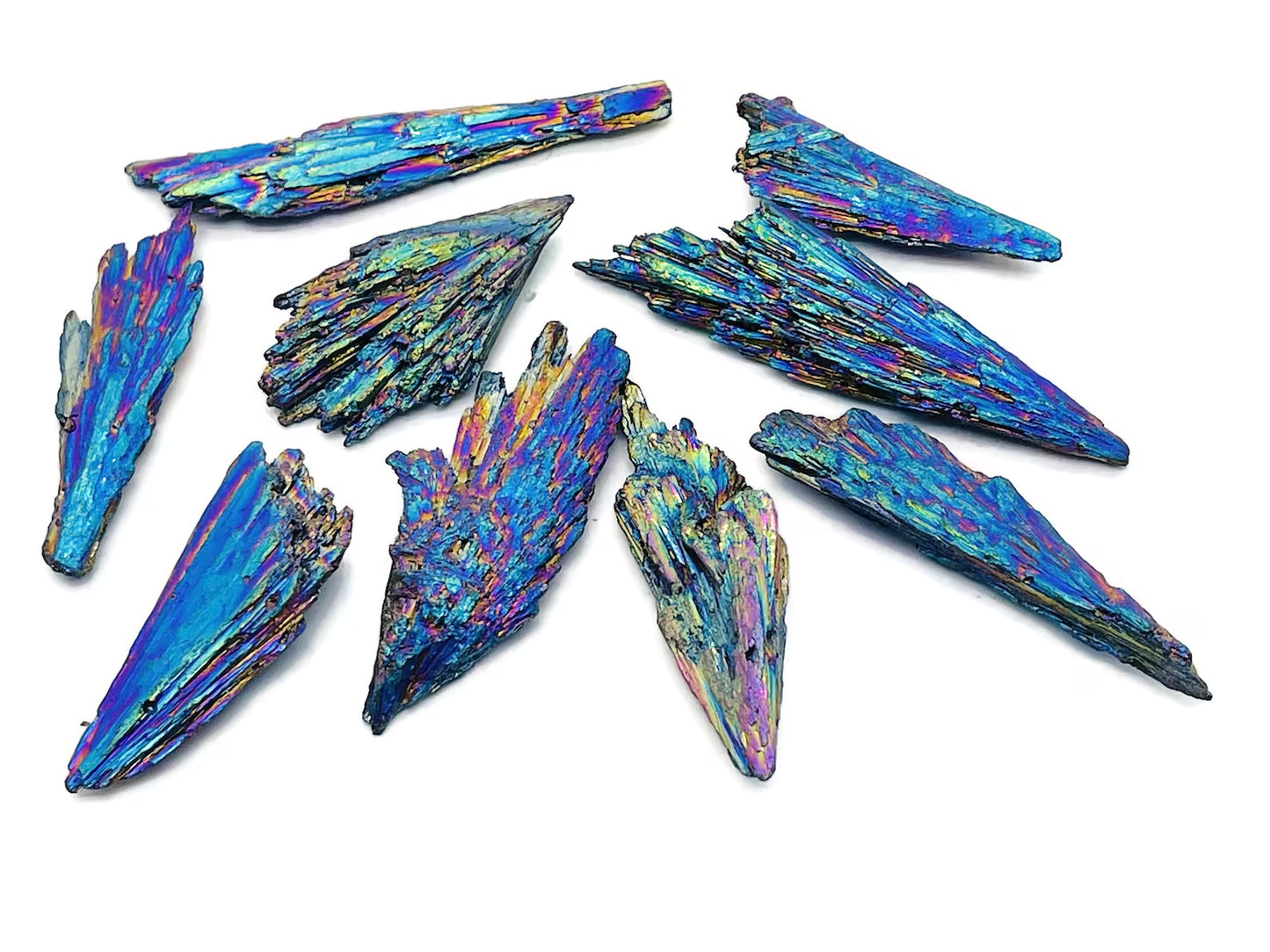 Aura Black Kyanite Clusters