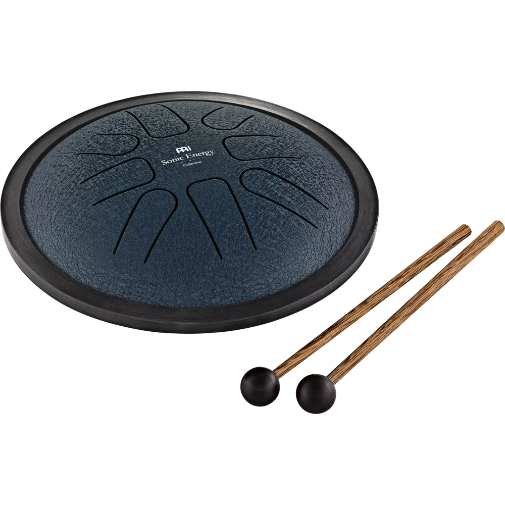 Small Steel Tongue Drum 7" Tongue Drum, G Minor, Navy Blue - SSTD2NB