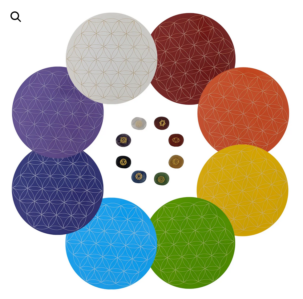 Sacred Mindz - Box Flower of Life Grid 8