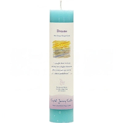 Candle Pillar Herbal 7"