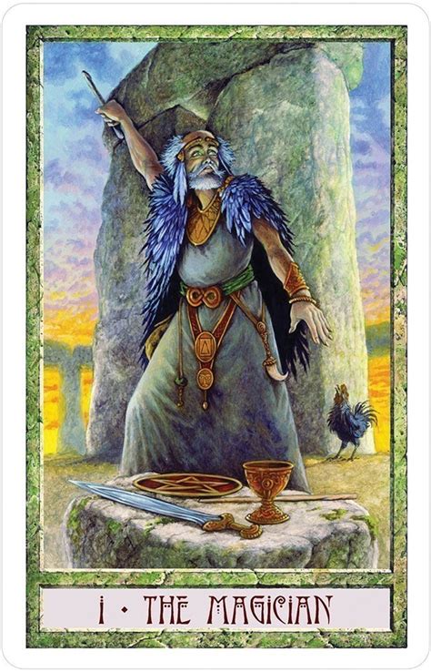 Druidcraft Tarot Deck (New Edition)- Philip & Stephanie Carr-Gomm & Will Worthington