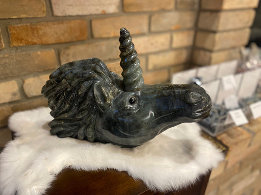 Labradorite Carved Unicorn
