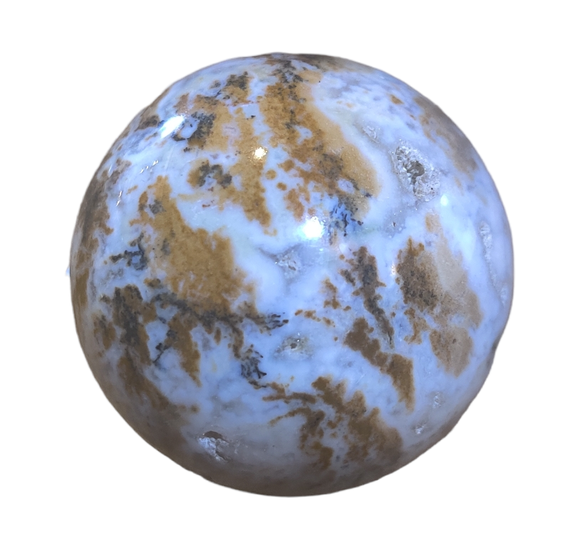 Agate, Tiger Merlinite - Sphere - Bali