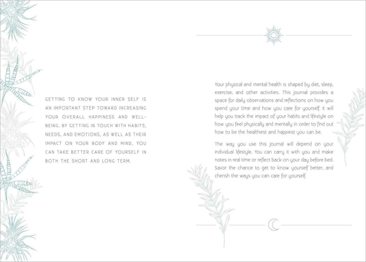 Self Care Journal, A Day and Night Reflection Journal - Insight Editions