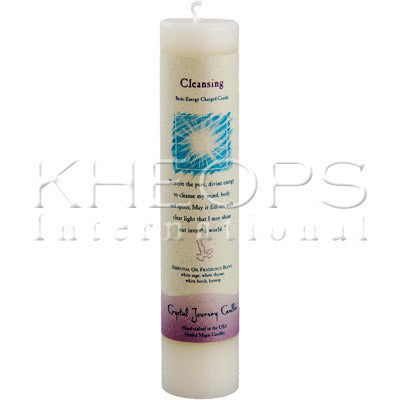 Candle Pillar Herbal 7"