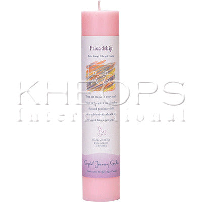 Candle Pillar Herbal 7"