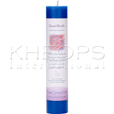 Candle Pillar Herbal 7"