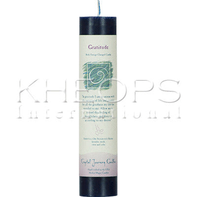 Candle Pillar Herbal 7"