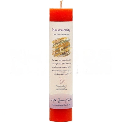 Candle Pillar Herbal 7"