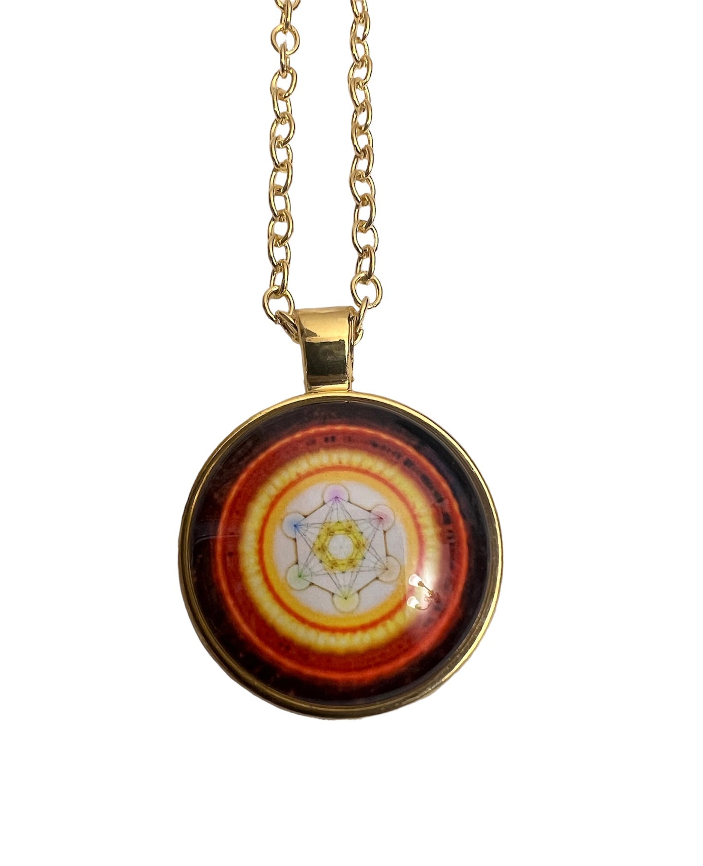 Rife Programmed Sacred Geometry Pendant - Metatron