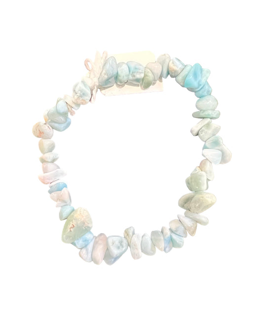 Bracelet Larimar - chipped