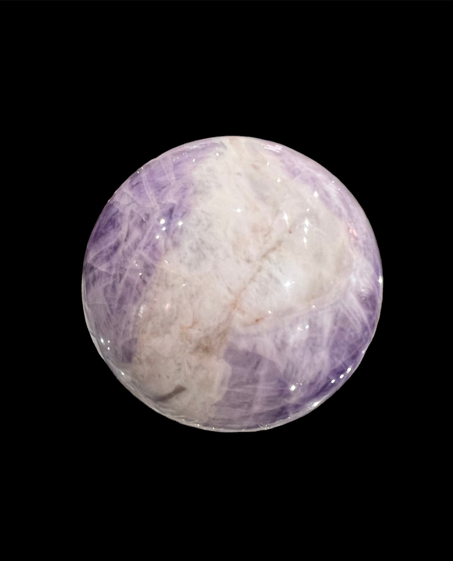 Amethyst, Chevron - Sphere 7 cm