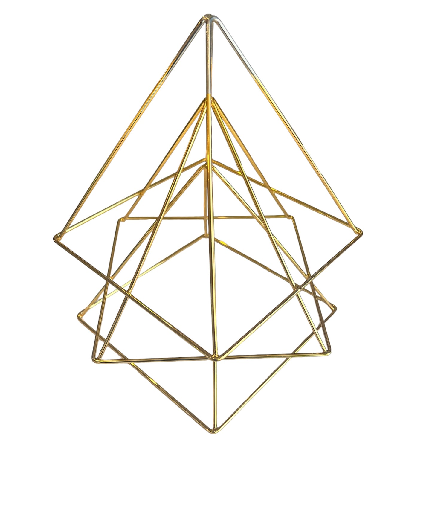 Triple Pyramid - 7" - 24 karat Gold plated