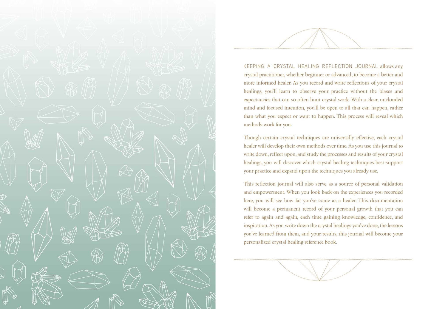 Crystal Healing Reflection Journal