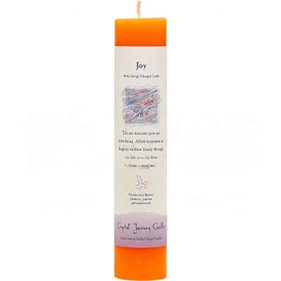 Candle Pillar Herbal 7"