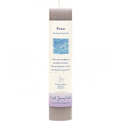 Candle Pillar Herbal 7"