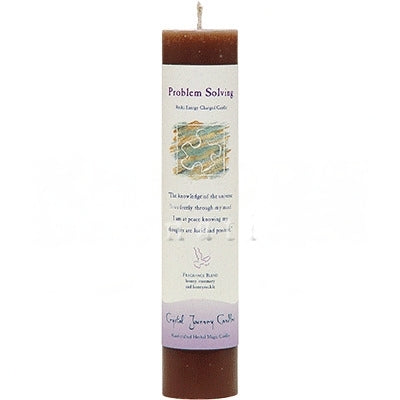Candle Pillar Herbal 7"
