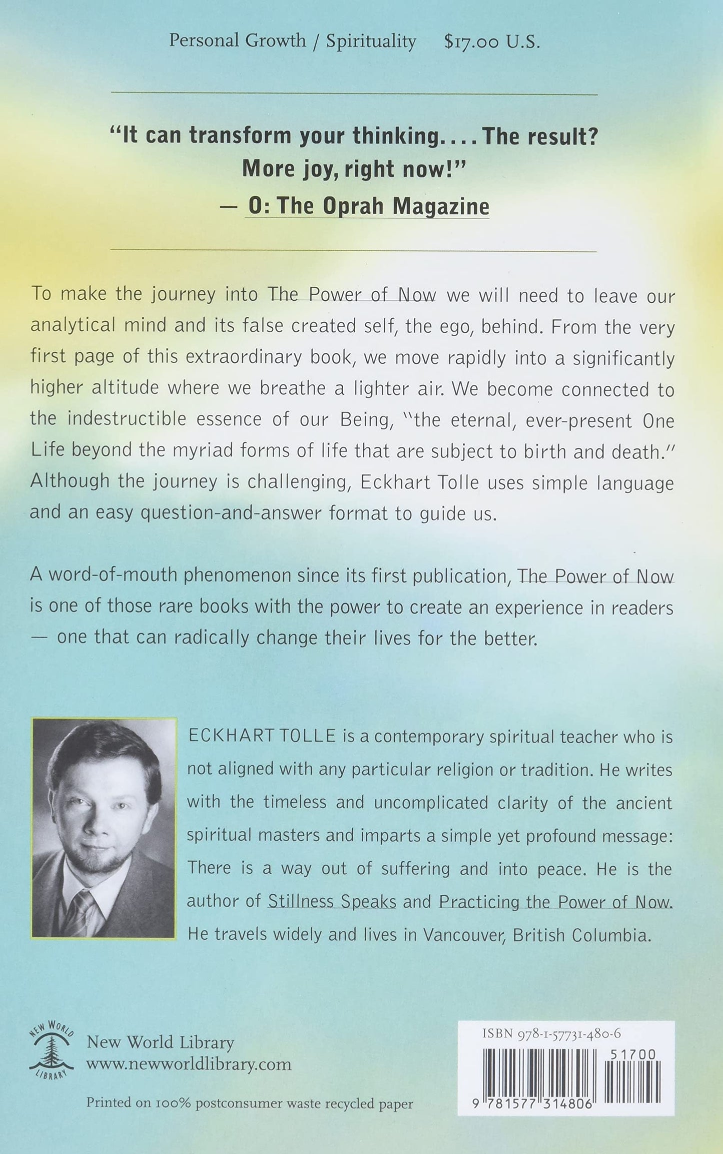 The Power Of NOW - Eckhart Tolle