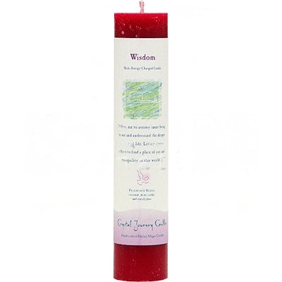 Candle Pillar Herbal 7"